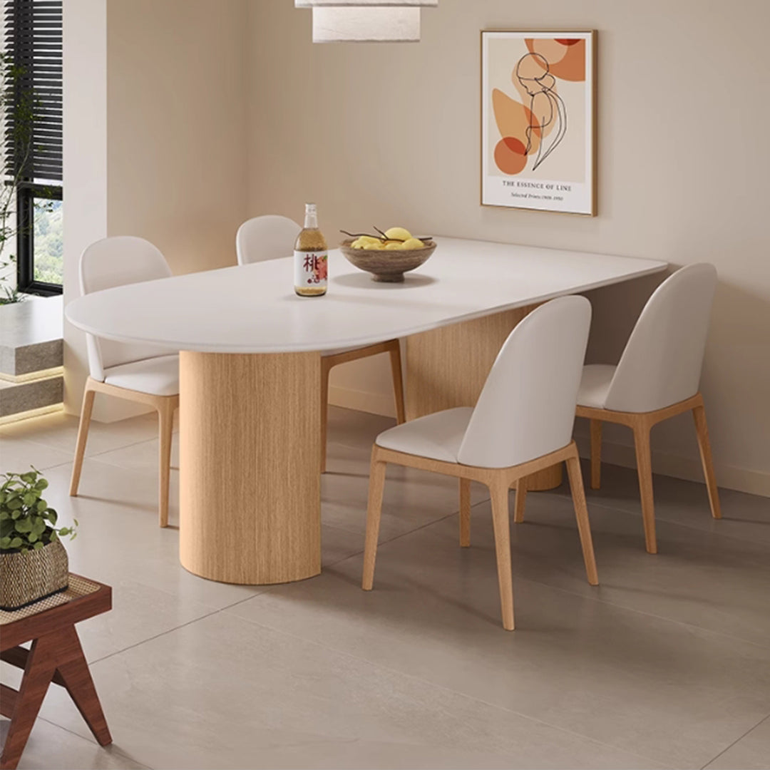 MAS-2680 Masdio Japandi Solid Wood Dining Table