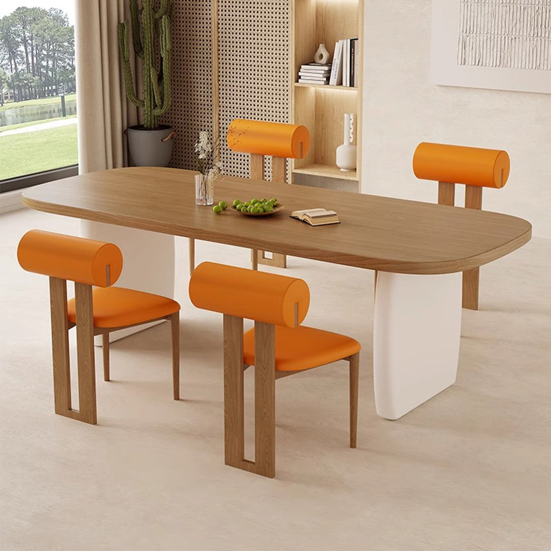 MAS-2683 Masdio Japandi Solid Wood Dining Table