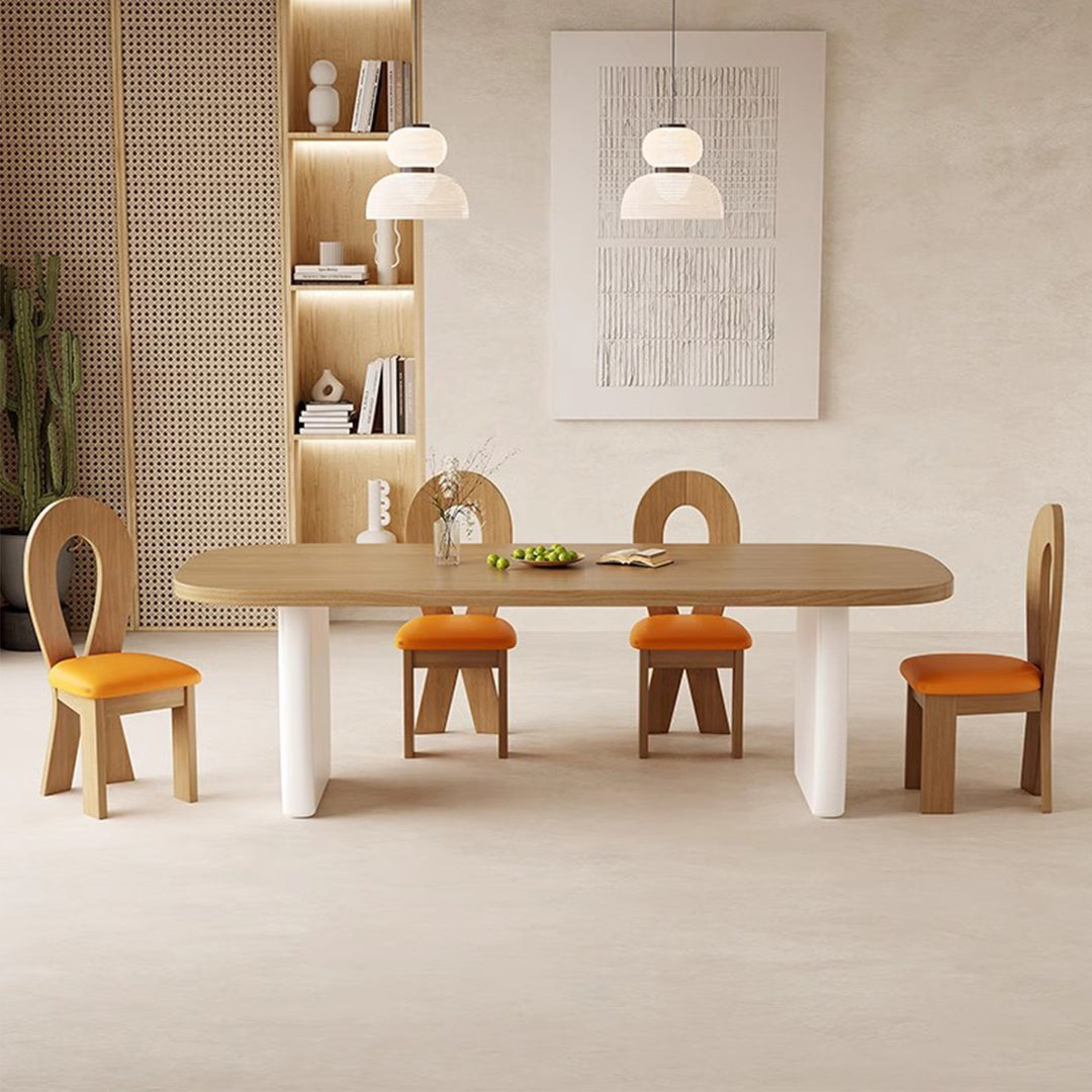 MAS-2683 Masdio Japandi Solid Wood Dining Table