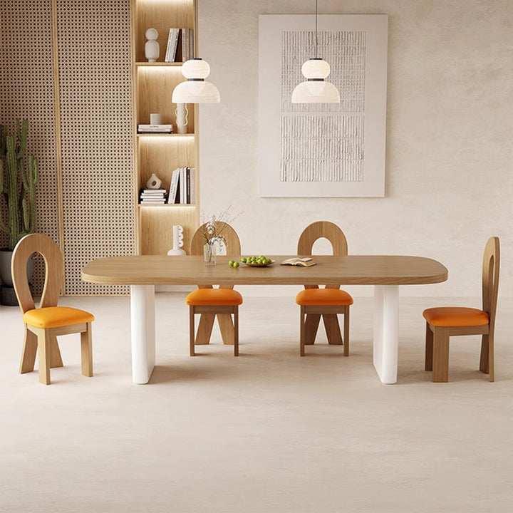 MAS-2683 Masdio Japandi Solid Wood Dining Table