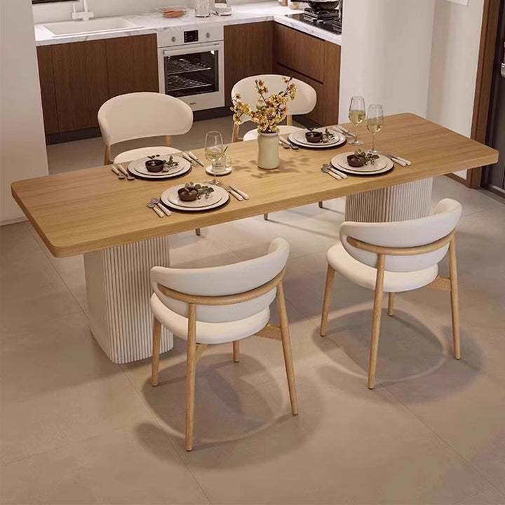 MAS-2685 Masdio Japandi Solid Wood Dining Table