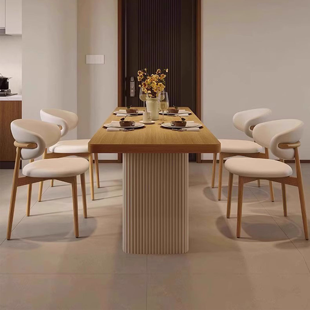 MAS-2685 Masdio Japandi Solid Wood Dining Table