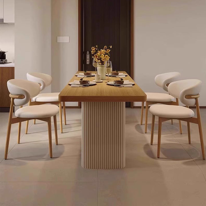 MAS-2685 Masdio Japandi Solid Wood Dining Table