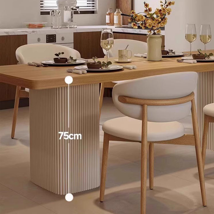 MAS-2685 Masdio Japandi Solid Wood Dining Table
