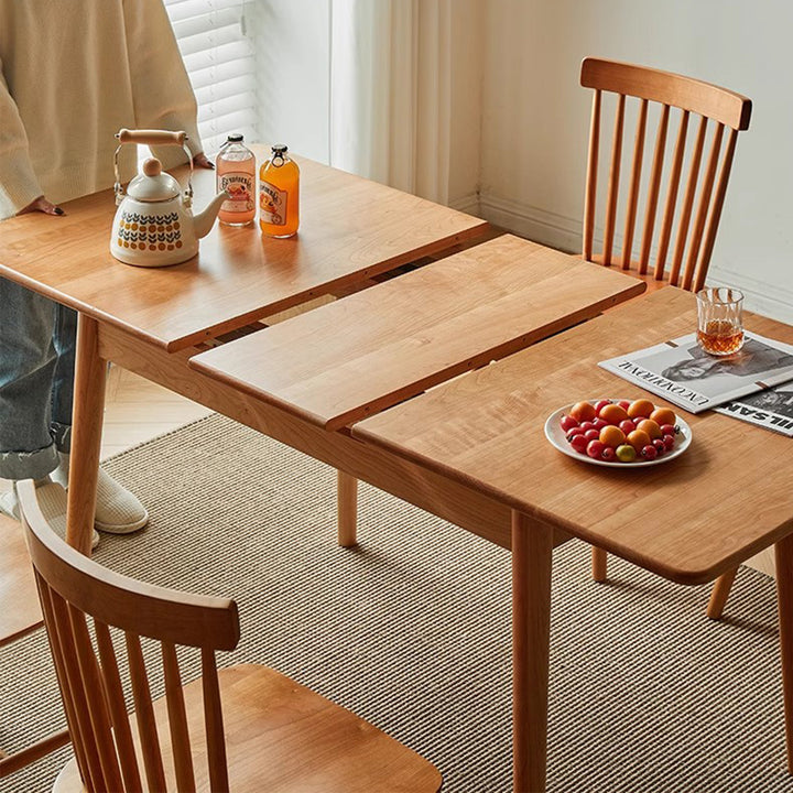 MAS-2687 Masdio Japandi Solid Wood Extendable Dining Table
