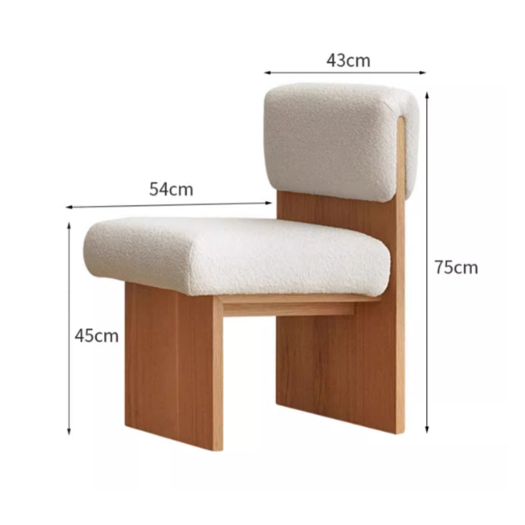 MAS-2688 Masdio Modern Solid Wood Dining Chair