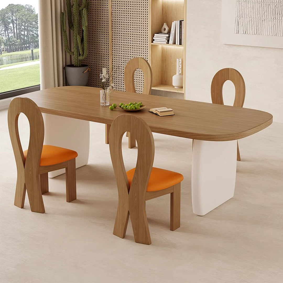MAS-2690 Masdio Japandi Solid Wood Dining Table