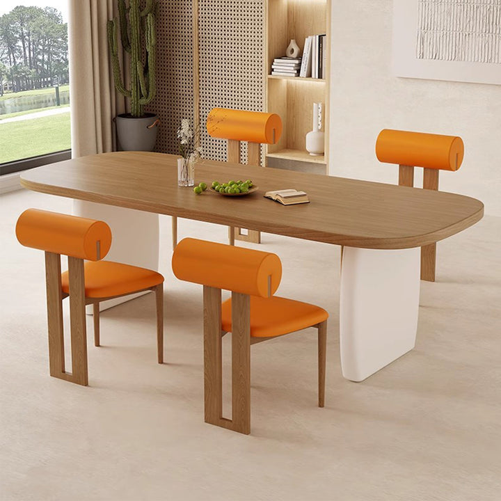 MAS-2690 Masdio Japandi Solid Wood Dining Table