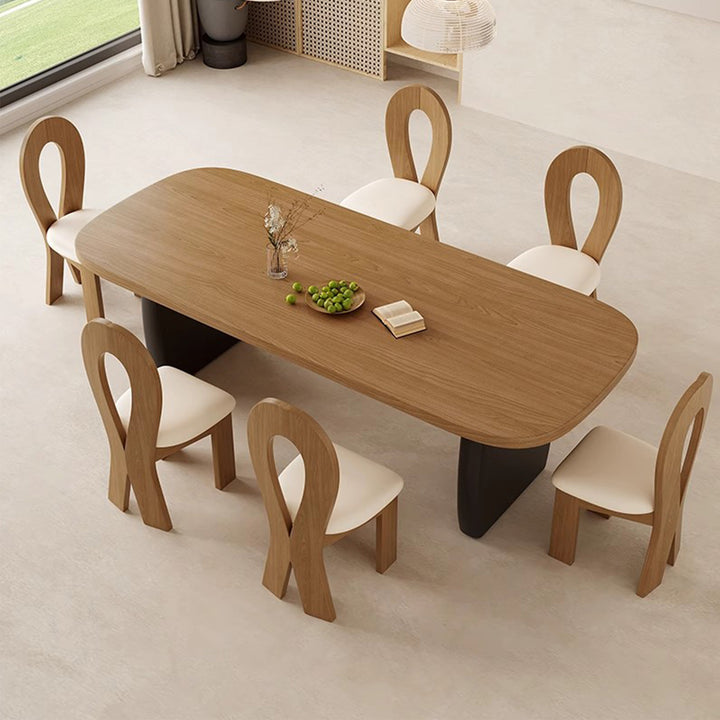 MAS-2690 Masdio Japandi Solid Wood Dining Table