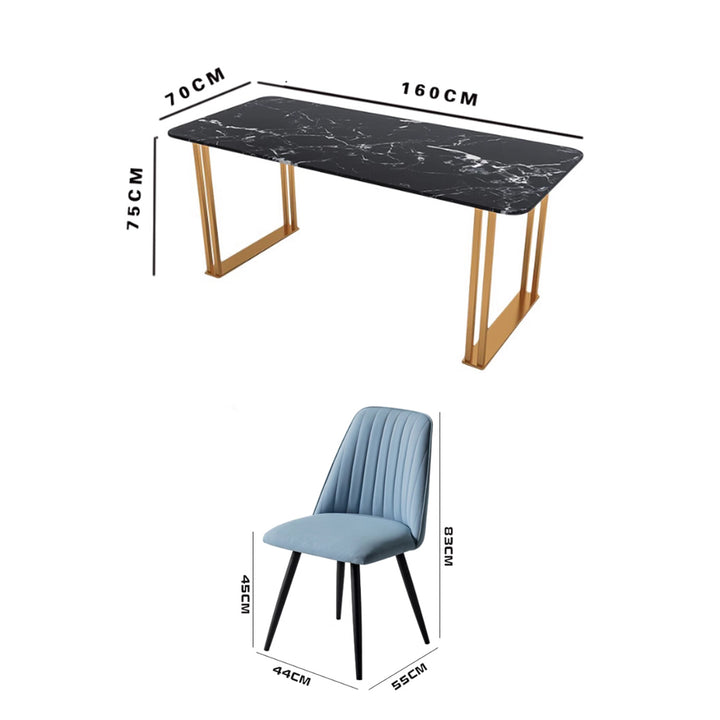 MAS-2695 Masdio Modern Marble Dining Table