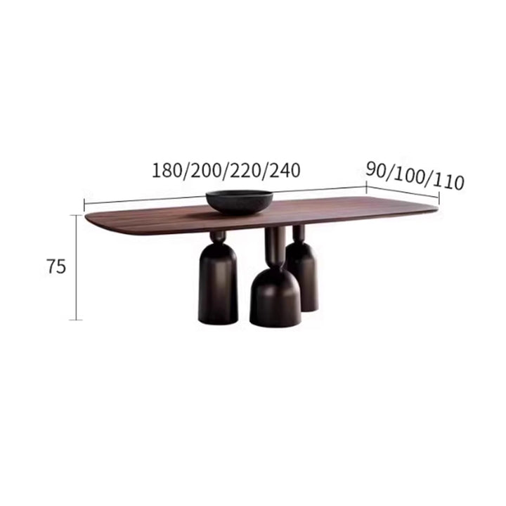 MAS-2696 Masdio Modern Solid Wood Dining Table