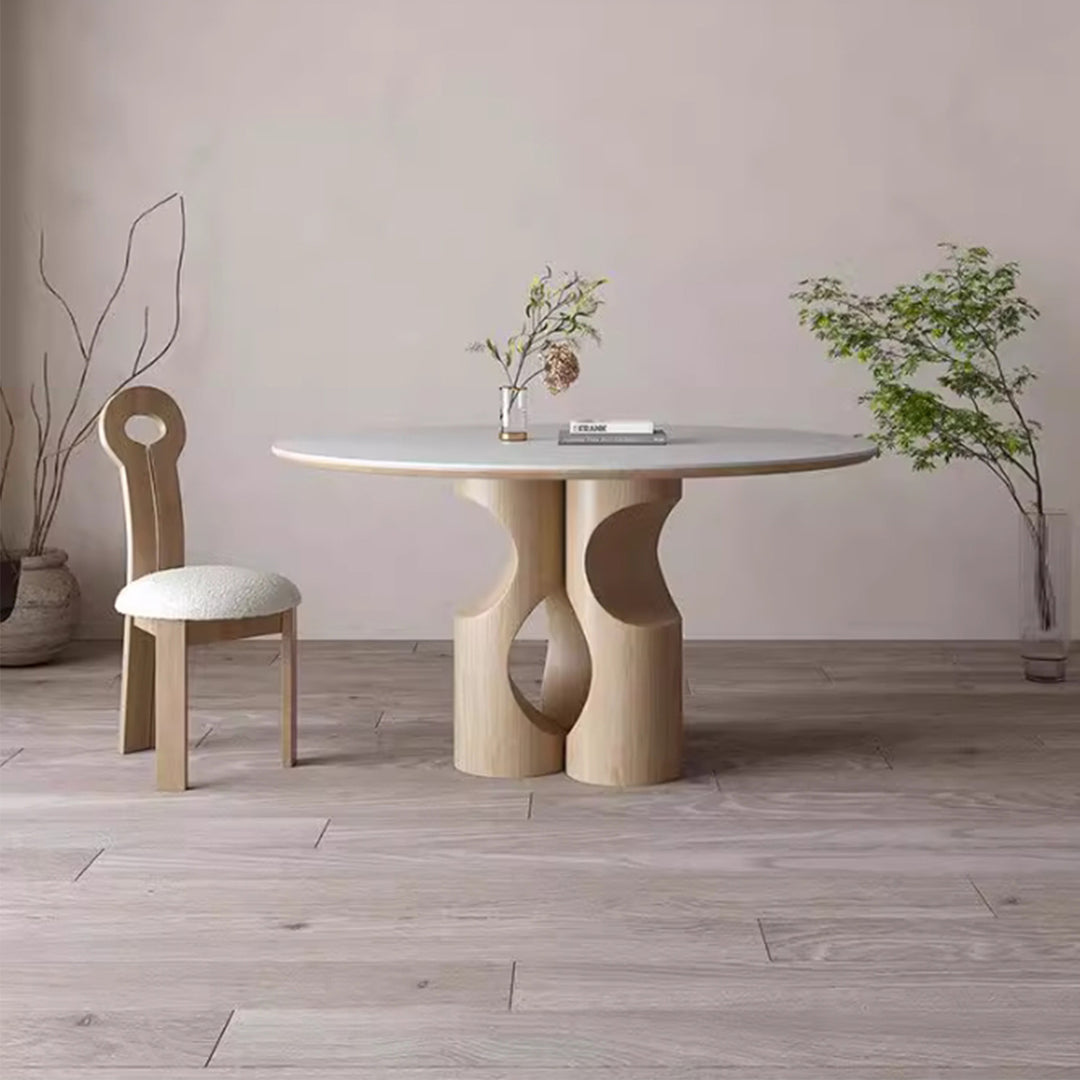 MAS-2710 Masdio Modern Sintered Stone Round Dining Table