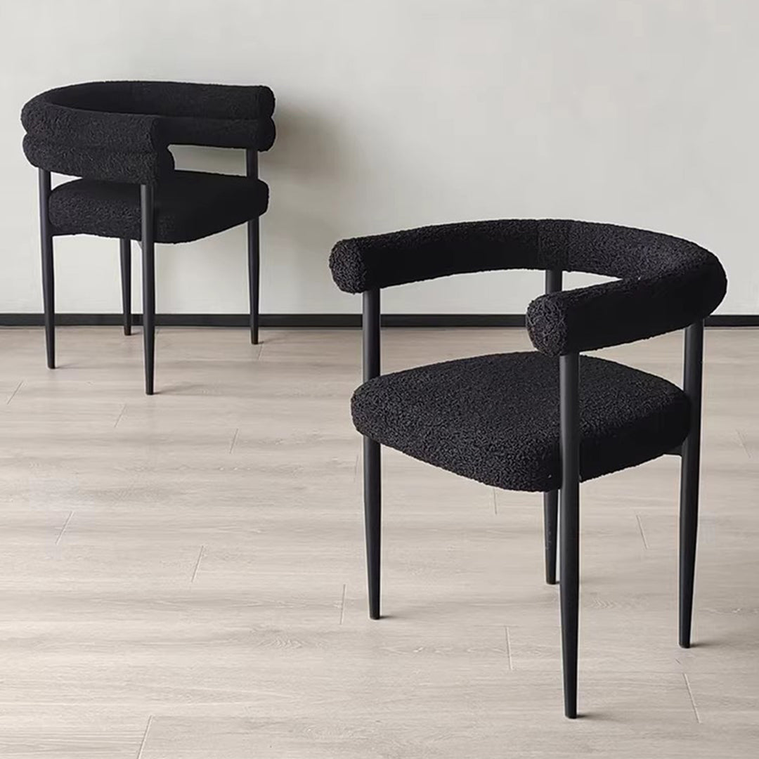 MAS-2769 Masdio Modern Boucle Dining Chair