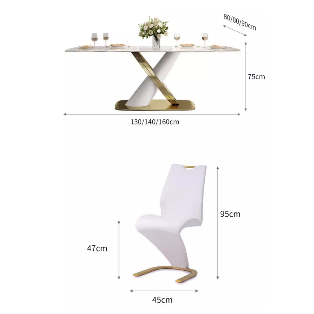 MAS-2795 Masdio Victorian Sintered Stone Dining Table