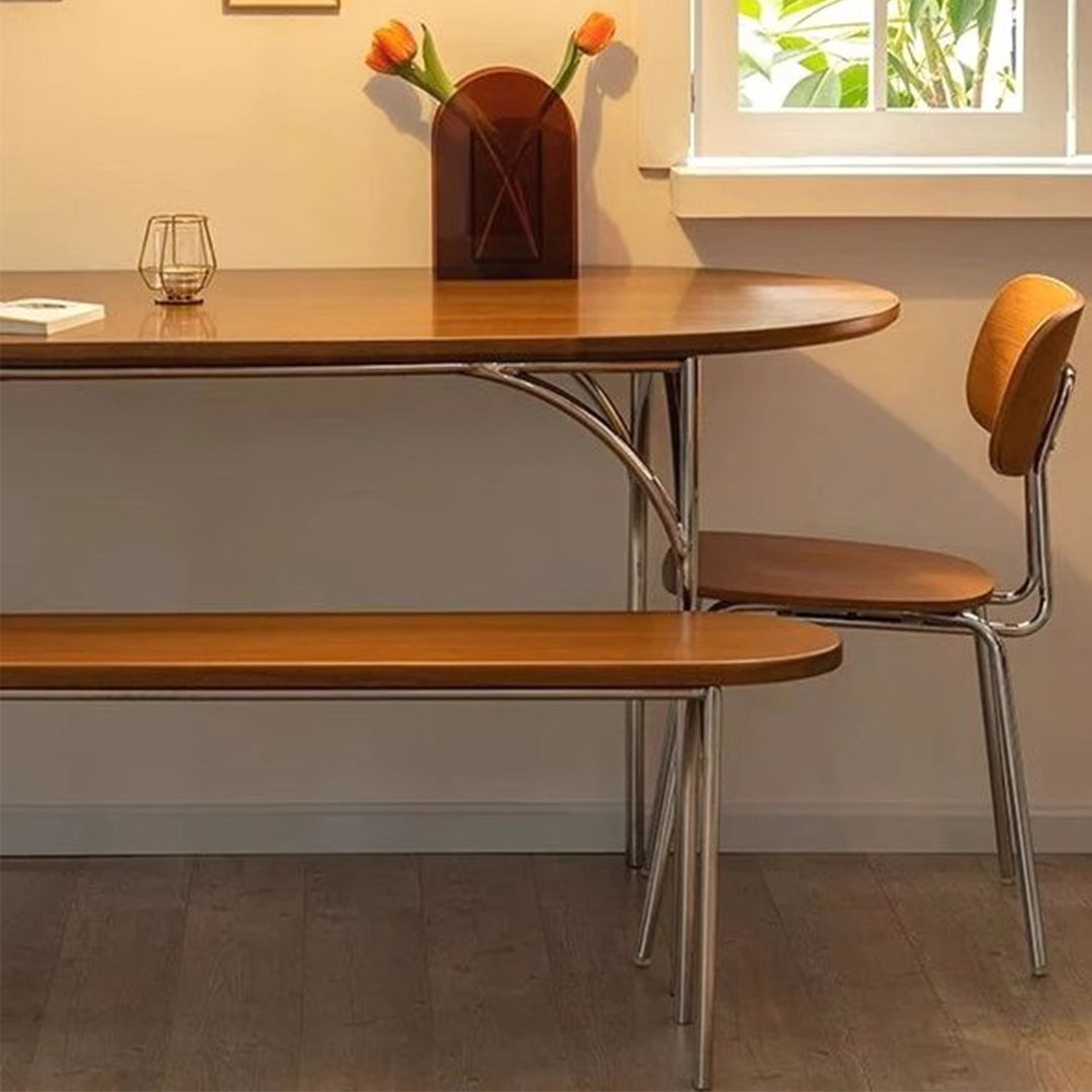 MAS-2797 Masdio Japandi Solid Wood Dining Table