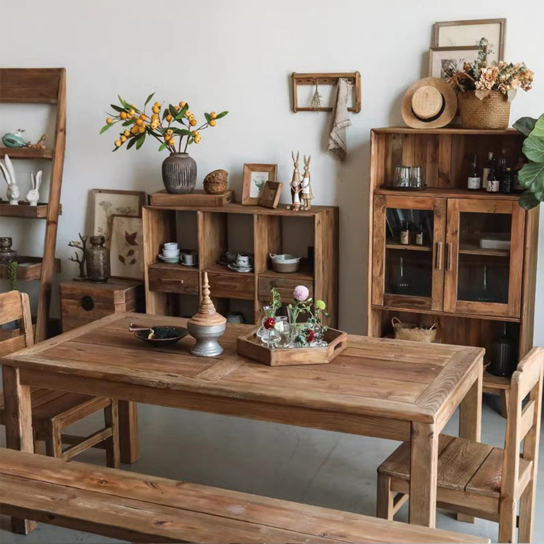 MAS-2798 Masdio Rustic Solid Wood Table