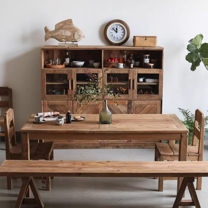 MAS-2798 Masdio Rustic Solid Wood Table