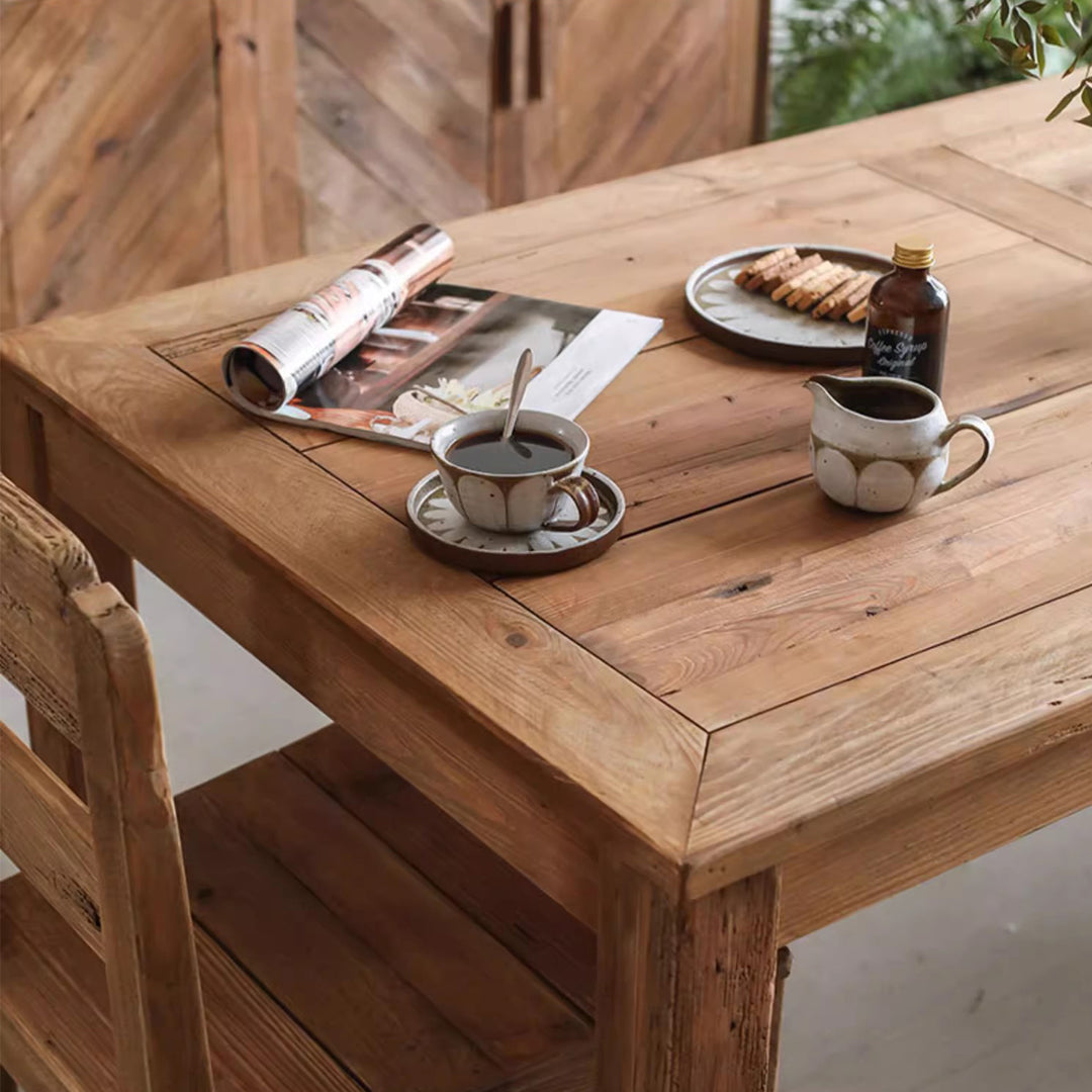 MAS-2798 Masdio Rustic Solid Wood Table