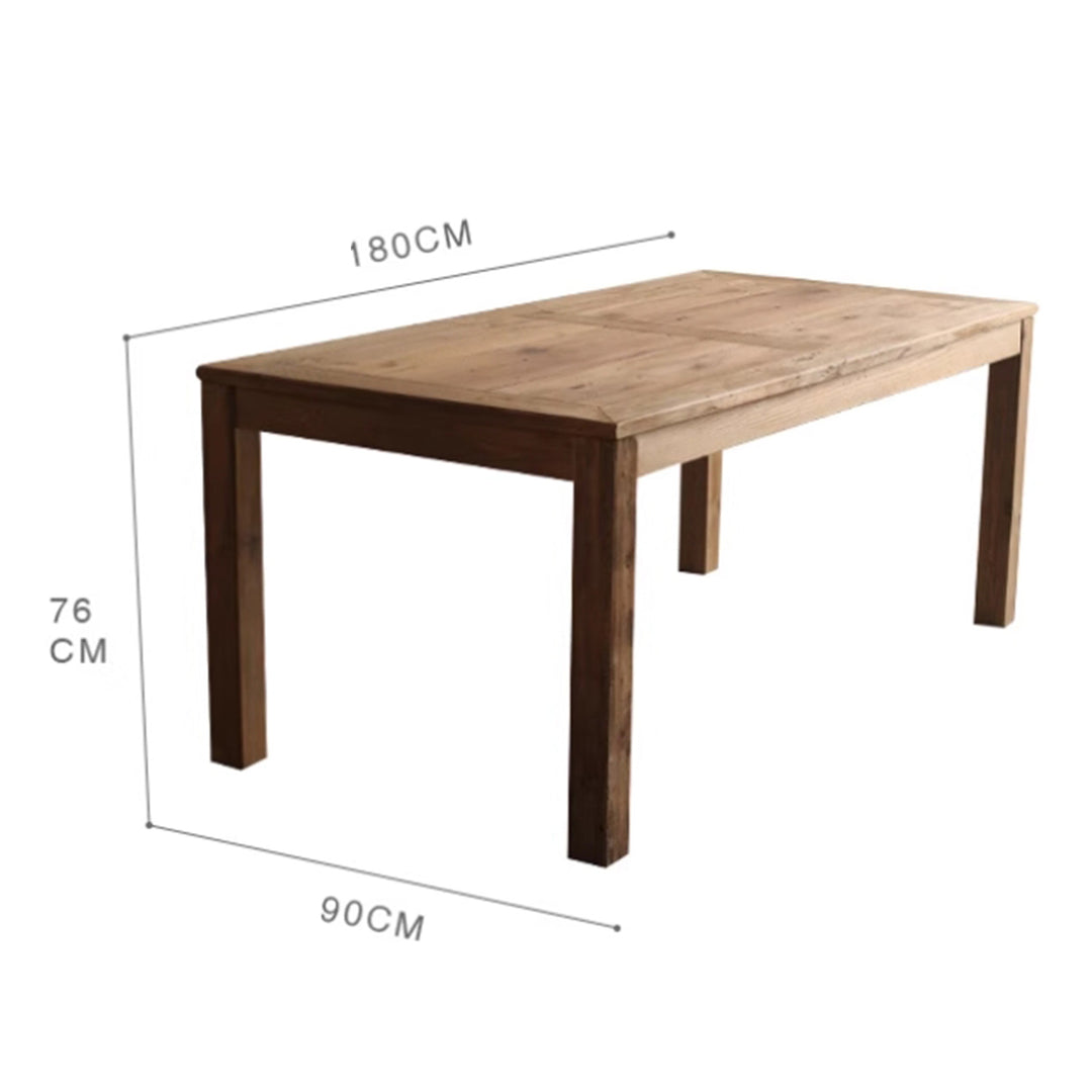 MAS-2798 Masdio Rustic Solid Wood Table