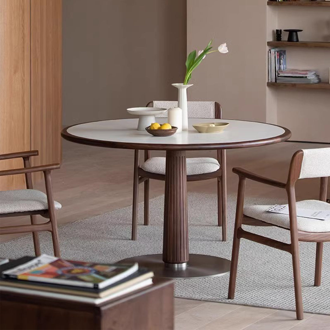 MAS-2799 Masdio Japandi Solid Wood Dining Table