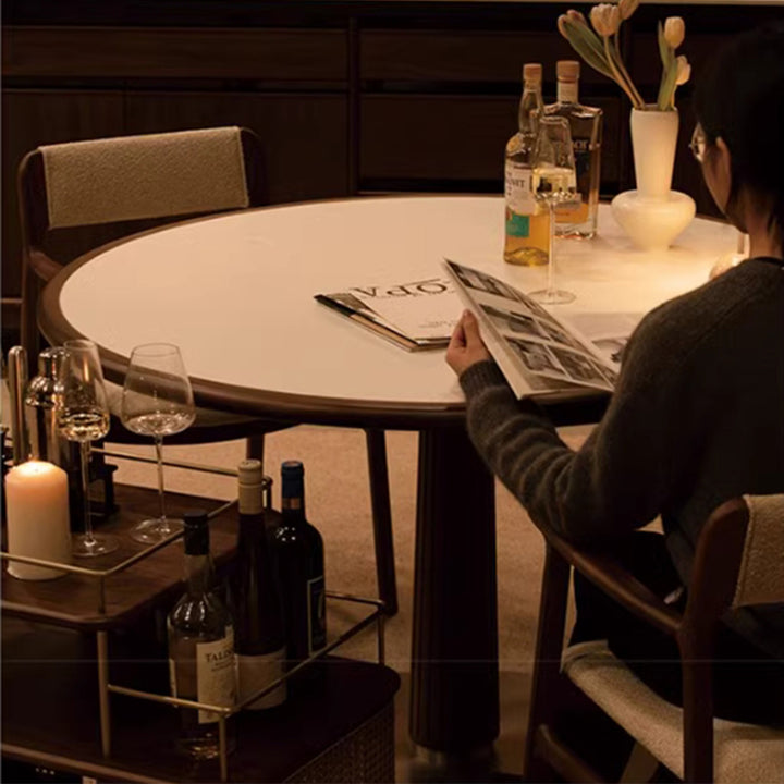 MAS-2799 Masdio Japandi Solid Wood Dining Table