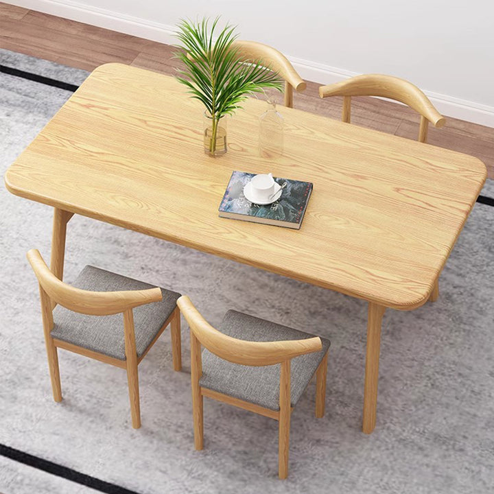 MAS-2800 Masdio Rustic Solid Wood Dining Table & Chairs