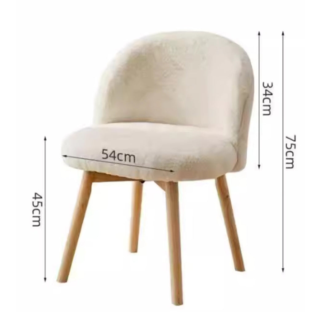 MAS-2801 Masdio Modern Cashmere Dining Chair