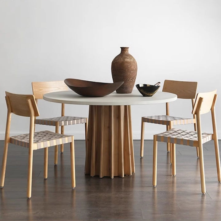 MAS-2802 Masdio Japandi Solid Wood Dining Table
