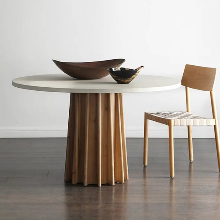 MAS-2802 Masdio Japandi Solid Wood Dining Table