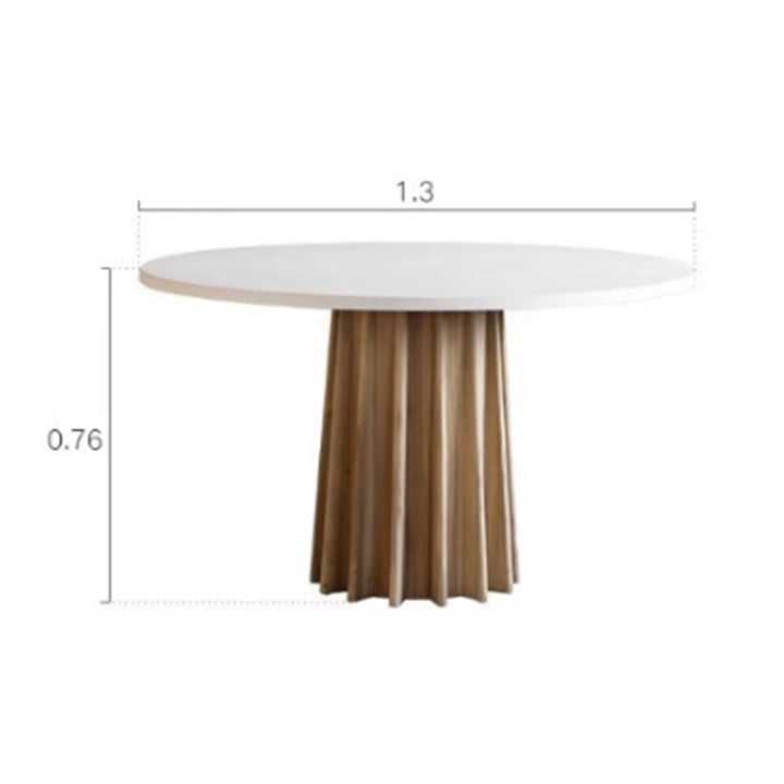 MAS-2802 Masdio Japandi Solid Wood Dining Table