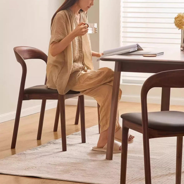 MAS-2826 Masdio Modern Solid Wood Dining Chair