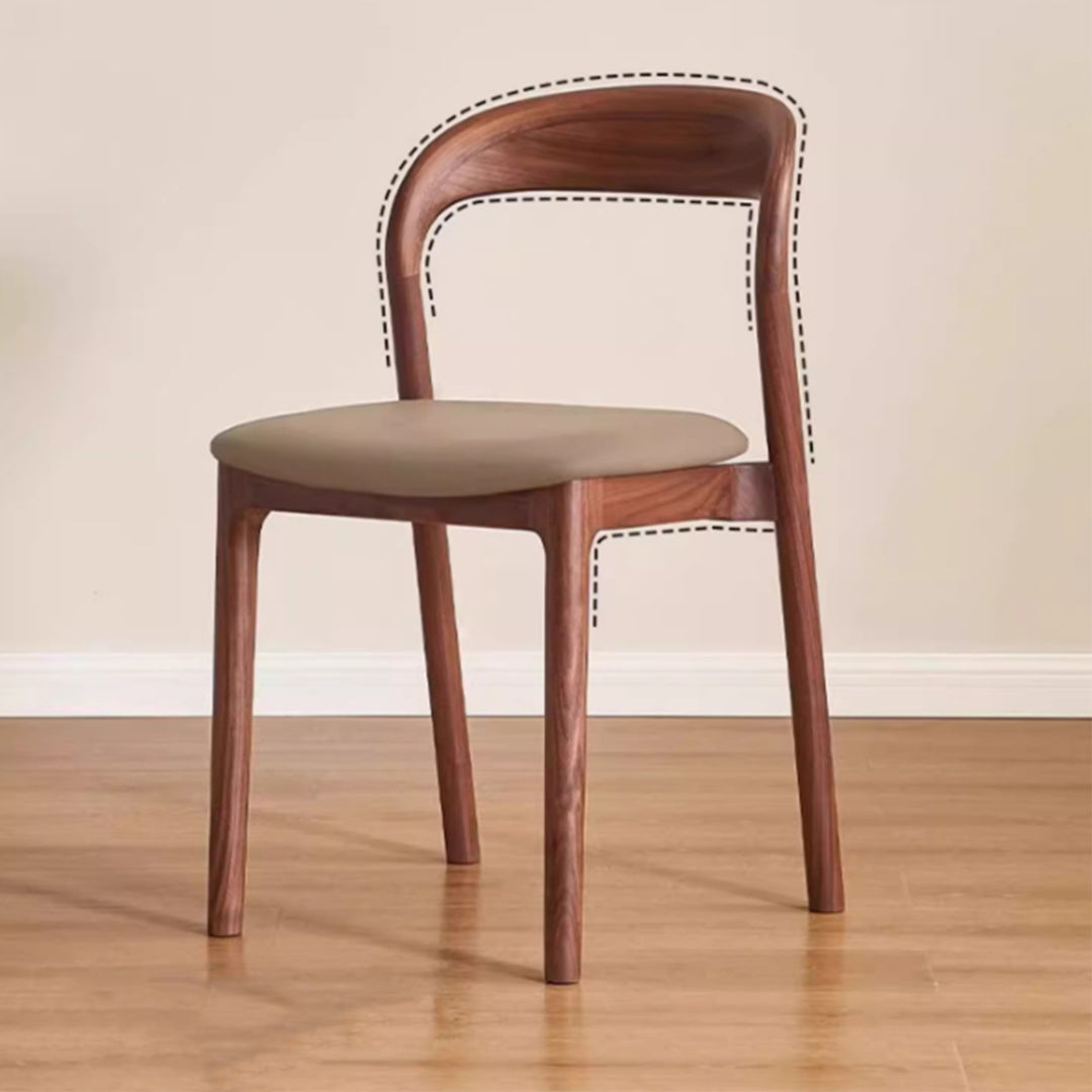 MAS-2826 Masdio Modern Solid Wood Dining Chair