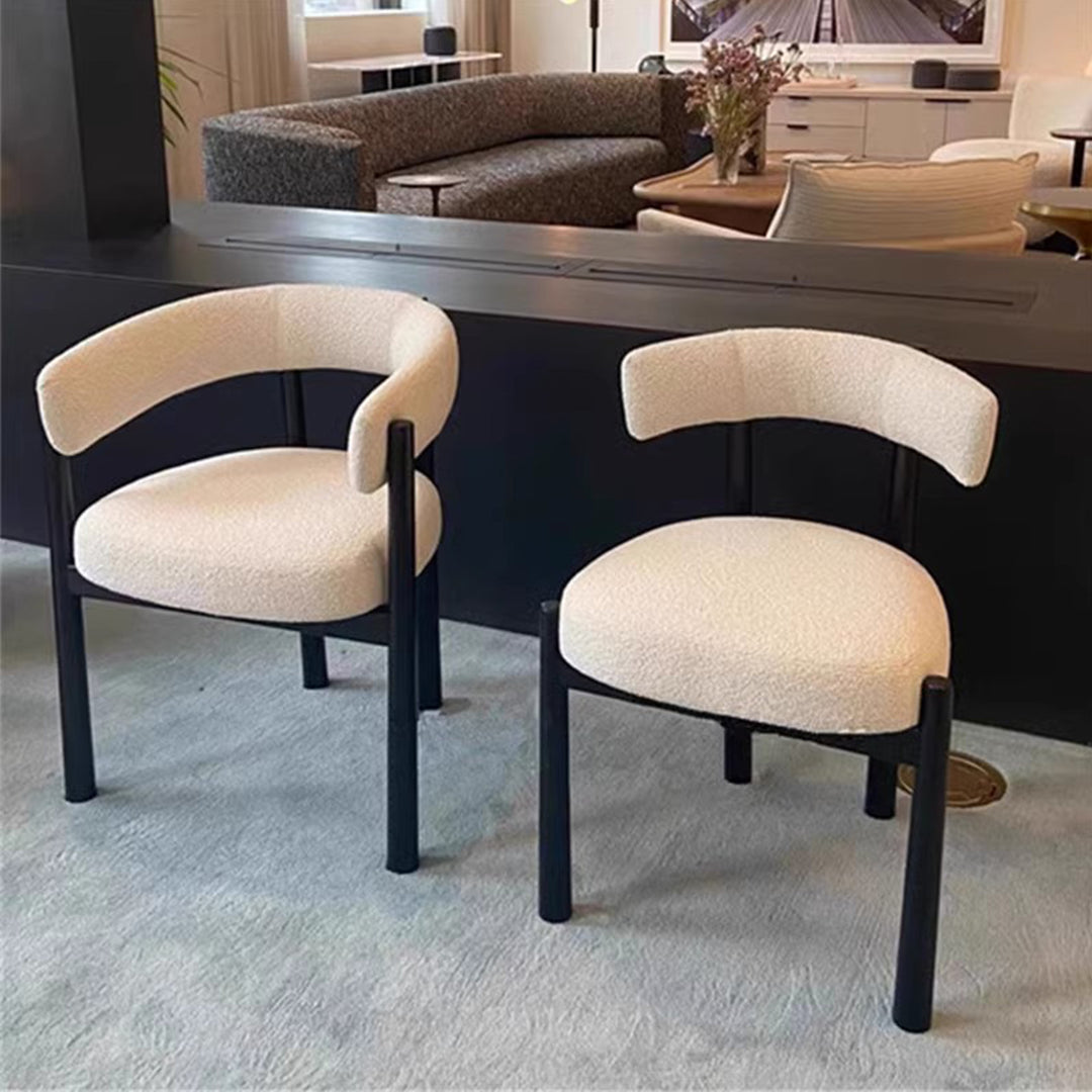 MAS-2829 Masdio Modern Boucle Dining Chair