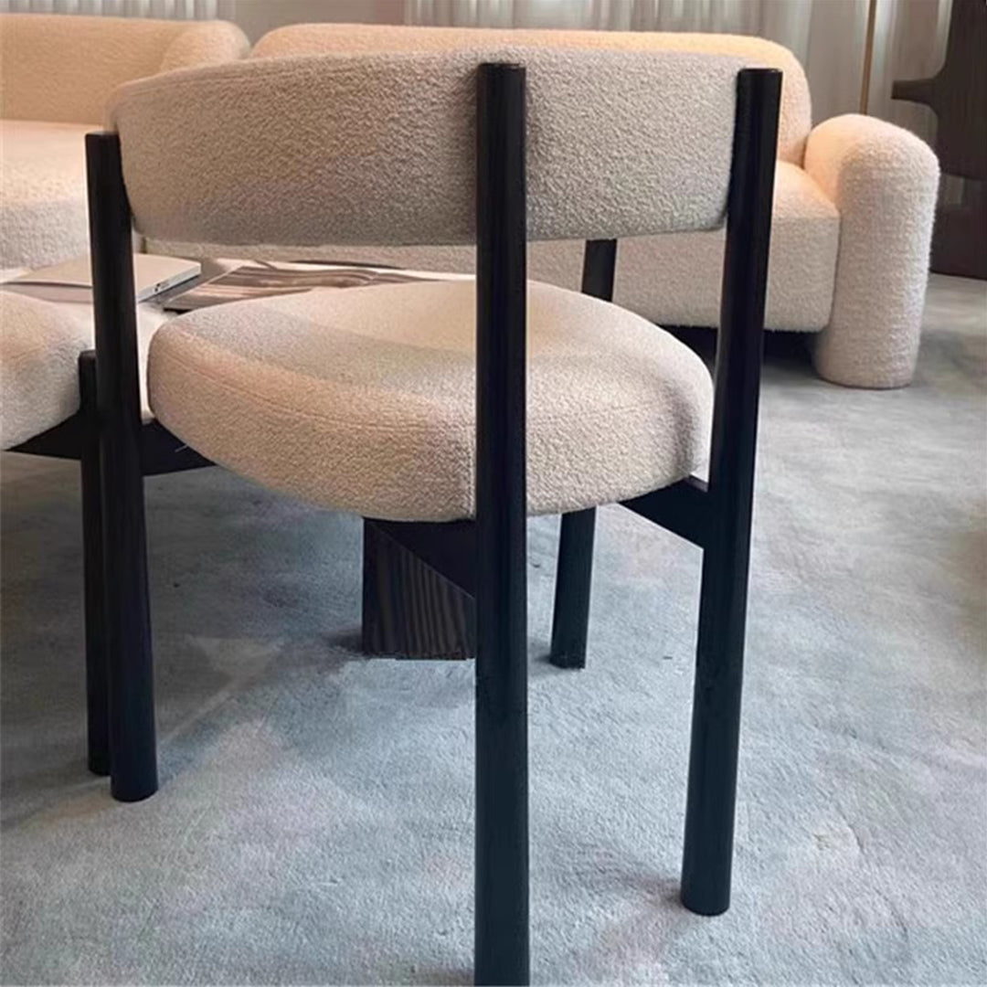 MAS-2829 Masdio Modern Boucle Dining Chair