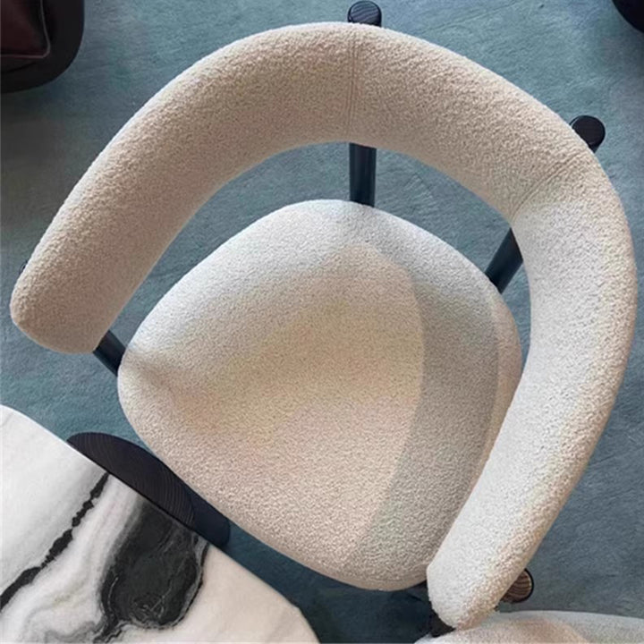 MAS-2829 Masdio Modern Boucle Dining Chair