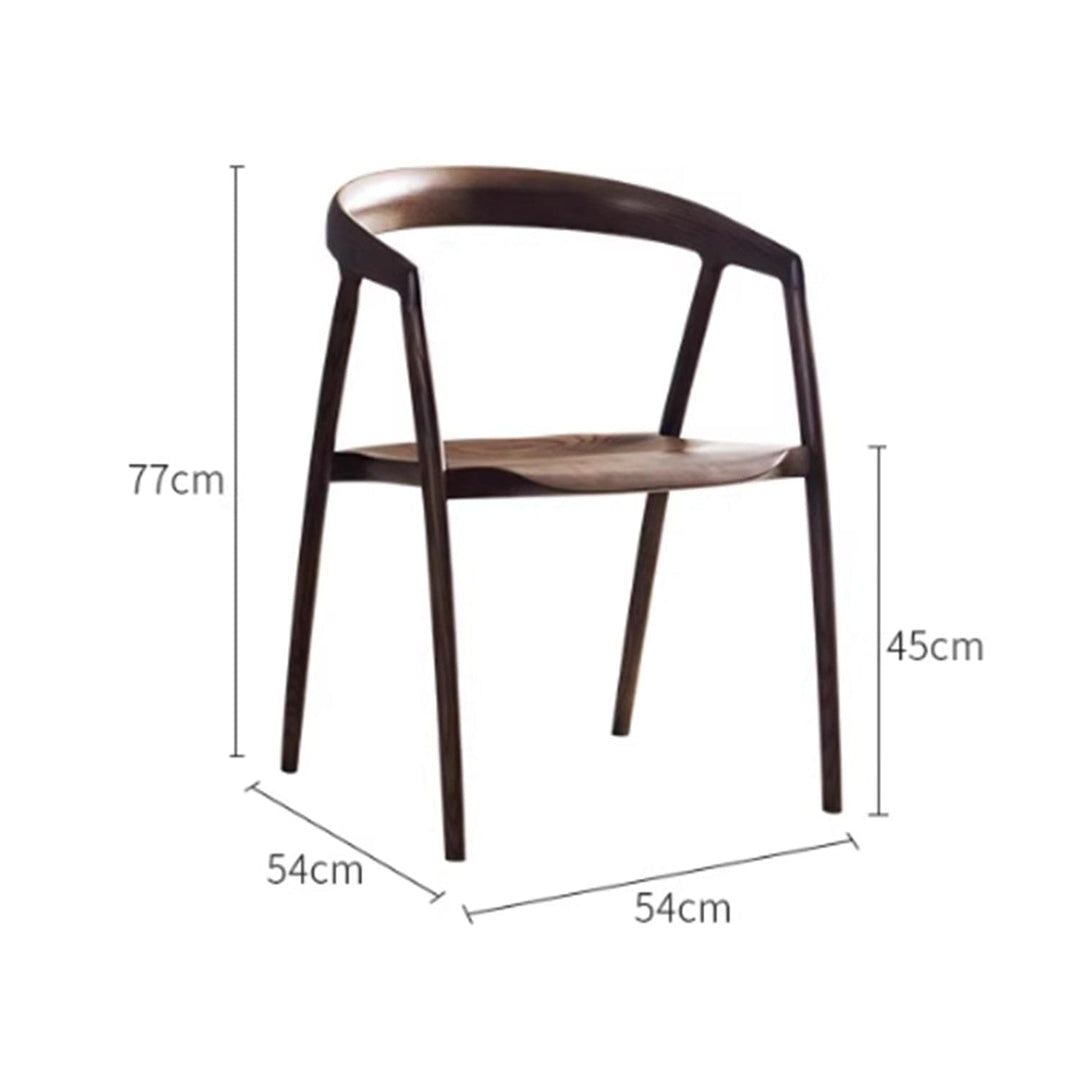 MAS-2833 Masdio Modern Solid Wood Dining Chair