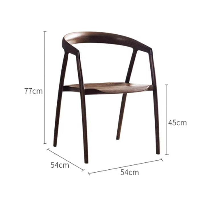 MAS-2833 Masdio Modern Solid Wood Dining Chair