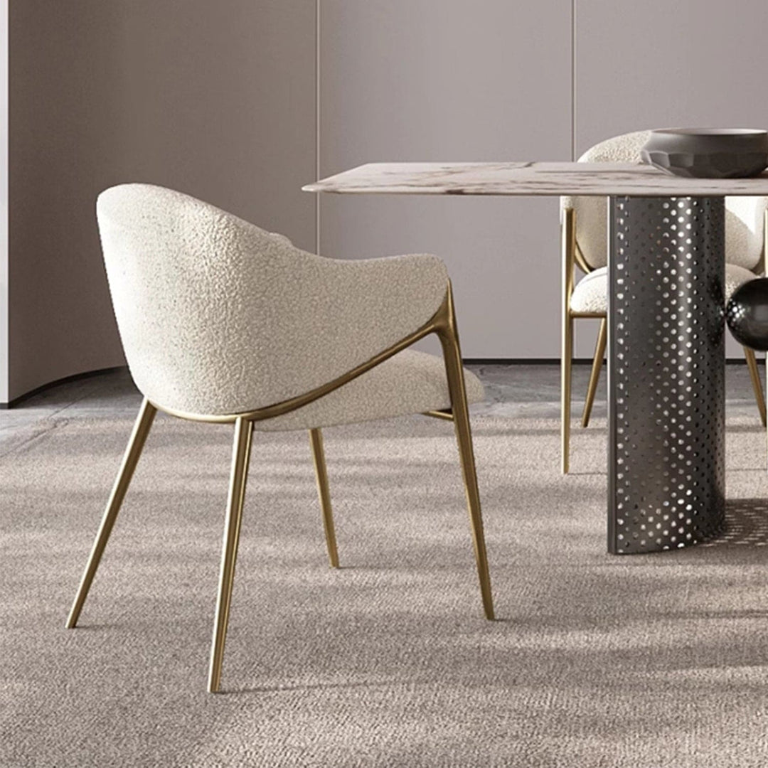 MAS-2835 Masdio Modern Boucle Dining Chair
