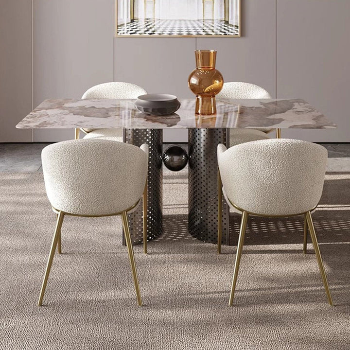 MAS-2835 Masdio Modern Boucle Dining Chair