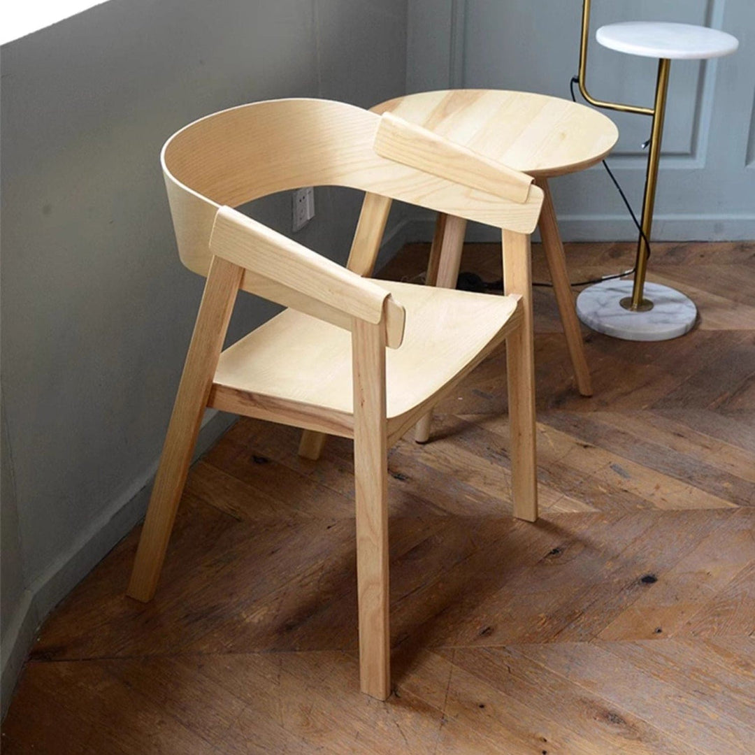 MAS-2836 Masdio Scandinavian Solid Wood Dining Chair