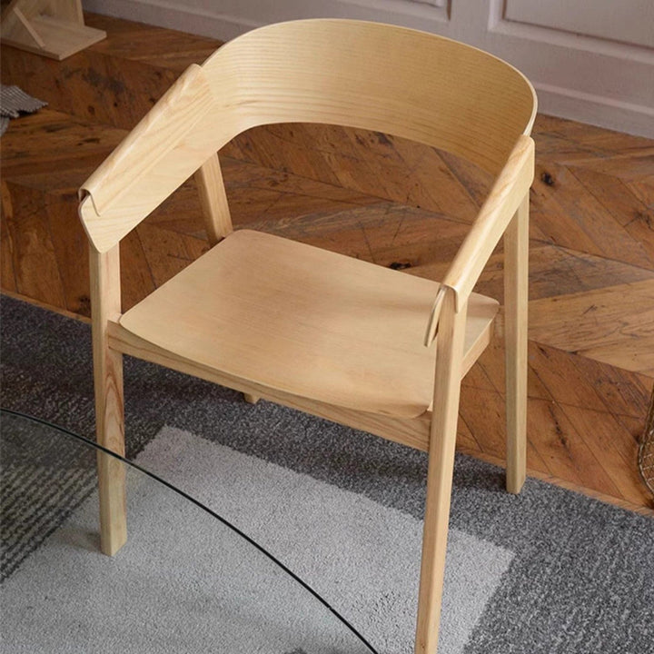 MAS-2836 Masdio Scandinavian Solid Wood Dining Chair