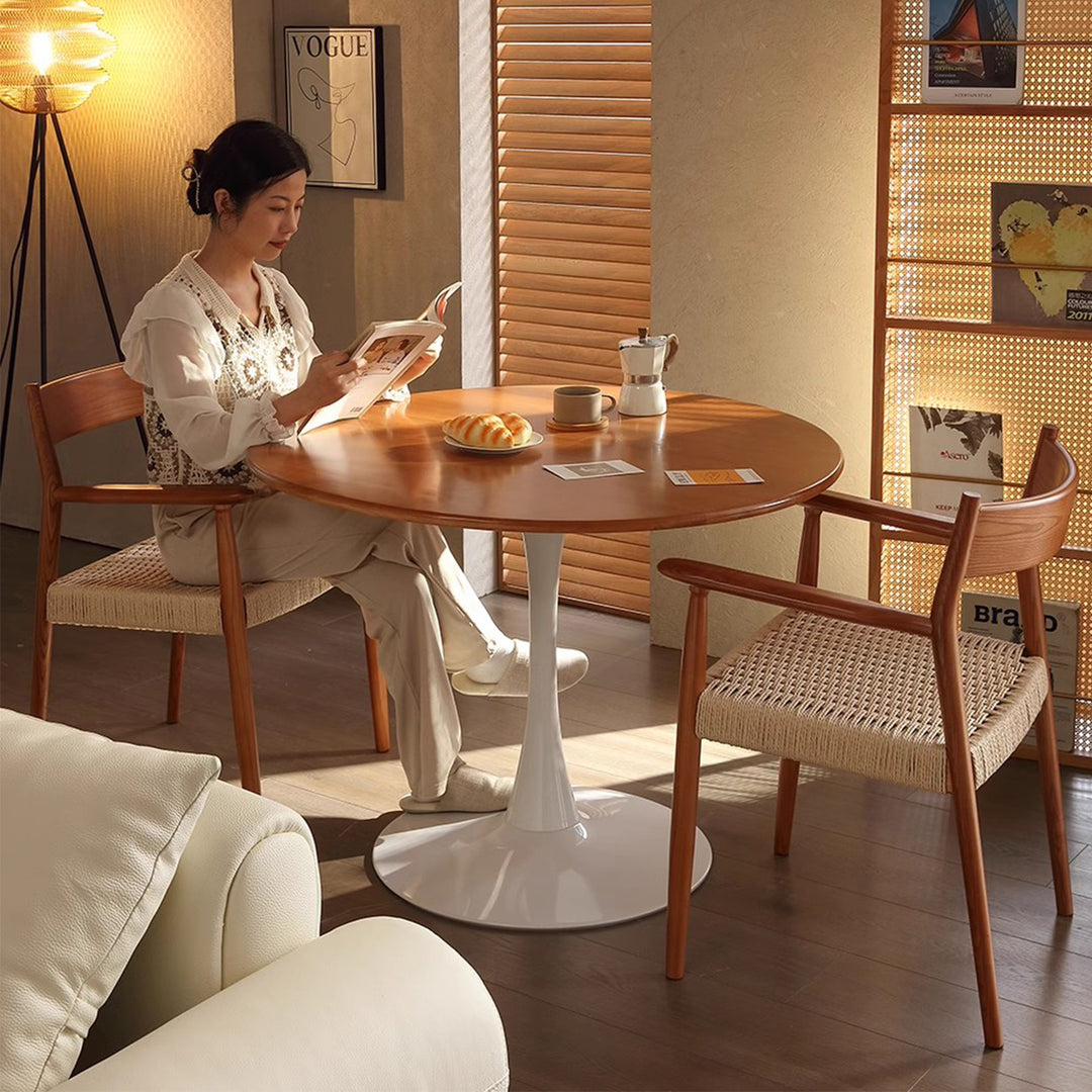 MAS-2838 Masdio Japandi Solid Wood Dining Chair