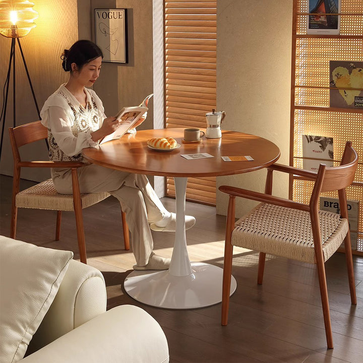 MAS-2838 Masdio Japandi Solid Wood Dining Chair