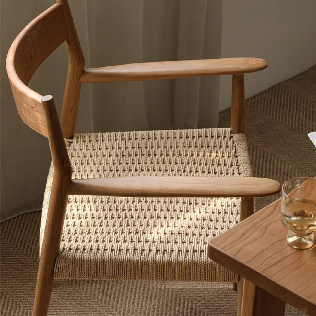 MAS-2838 Masdio Japandi Solid Wood Dining Chair