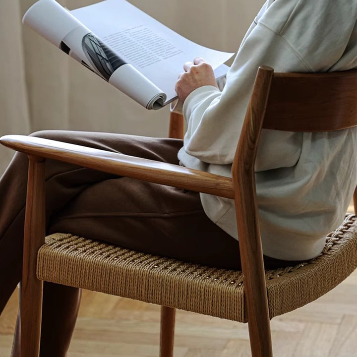 MAS-2838 Masdio Japandi Solid Wood Dining Chair