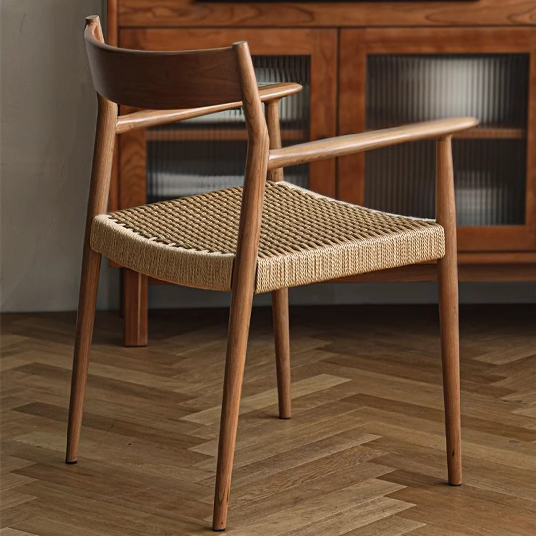 MAS-2838 Masdio Japandi Solid Wood Dining Chair