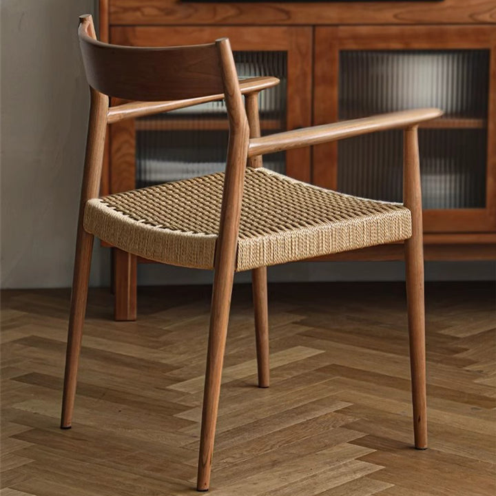 MAS-2838 Masdio Japandi Solid Wood Dining Chair