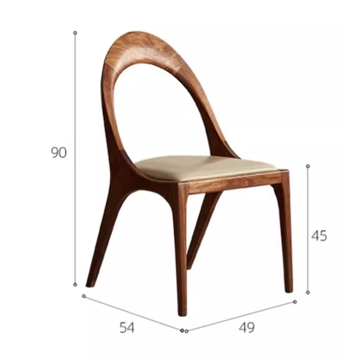 MAS-2840 Masdio Modern Solid Wood Dining Chair