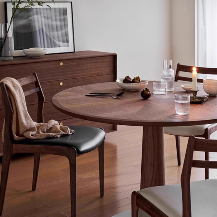 MAS-2841 Masdio Rustic Solid Wood Dining Chair
