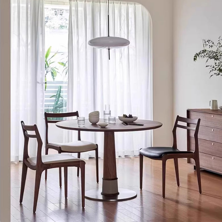 MAS-2841 Masdio Rustic Solid Wood Dining Chair